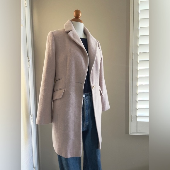 Topshop Blush Pink Coat - Picture 2 of 9